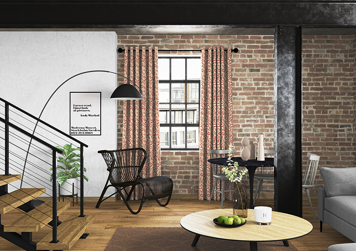 Abele, Terracotta - Made to Measure Curtains - Image 5